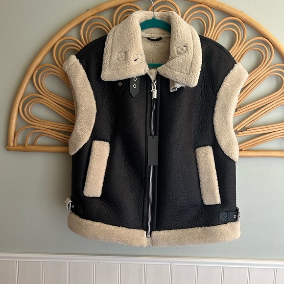 NWT Blank NYC Faux Leather Vest in Work It - Picture 2 of 7